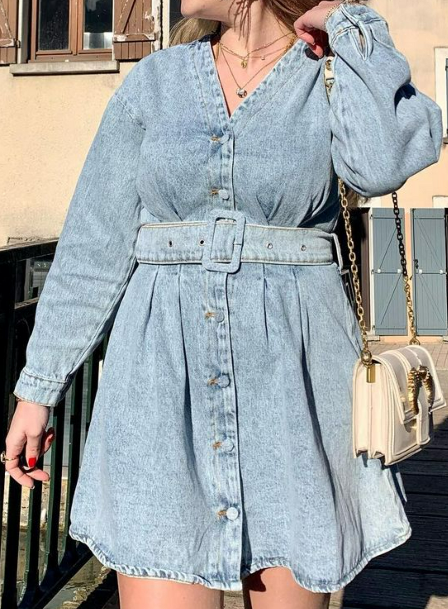 Imogen - Blue Denim Dress