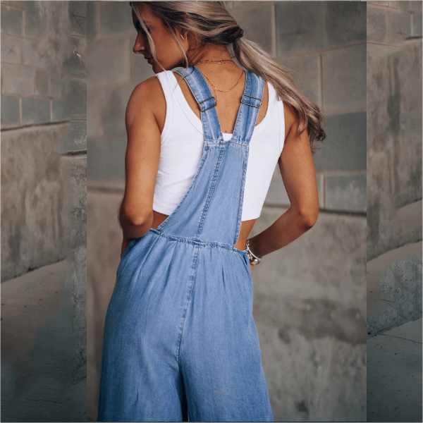 Sanura - Women's Denim Jumpsuit