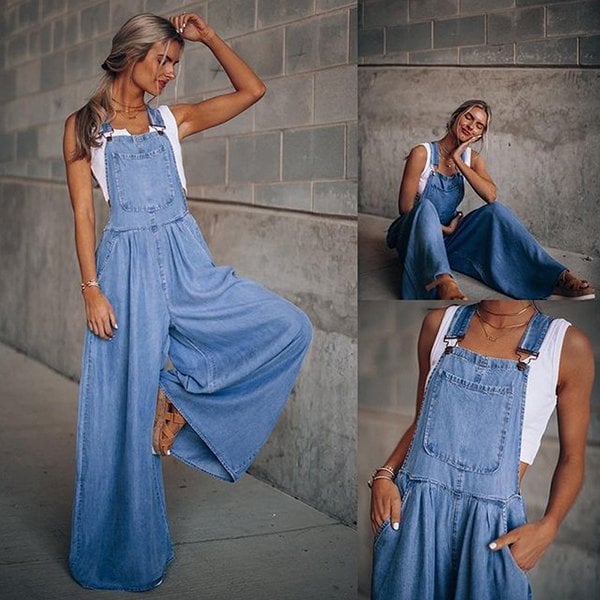 Sanura - Women's Denim Jumpsuit