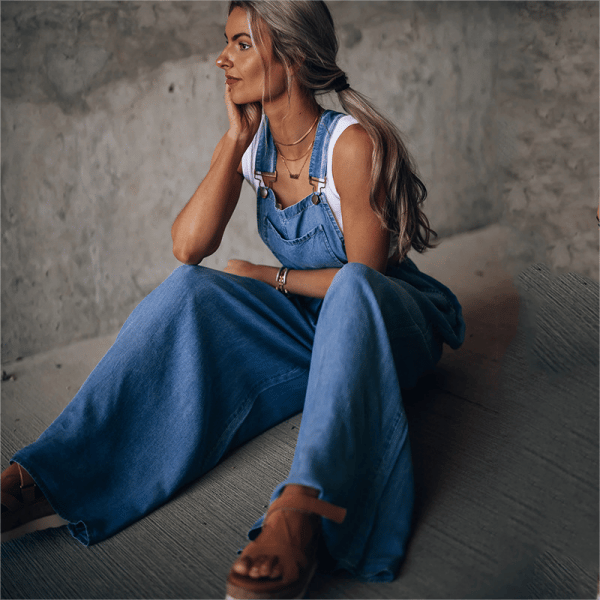 Sanura - Women's Denim Jumpsuit